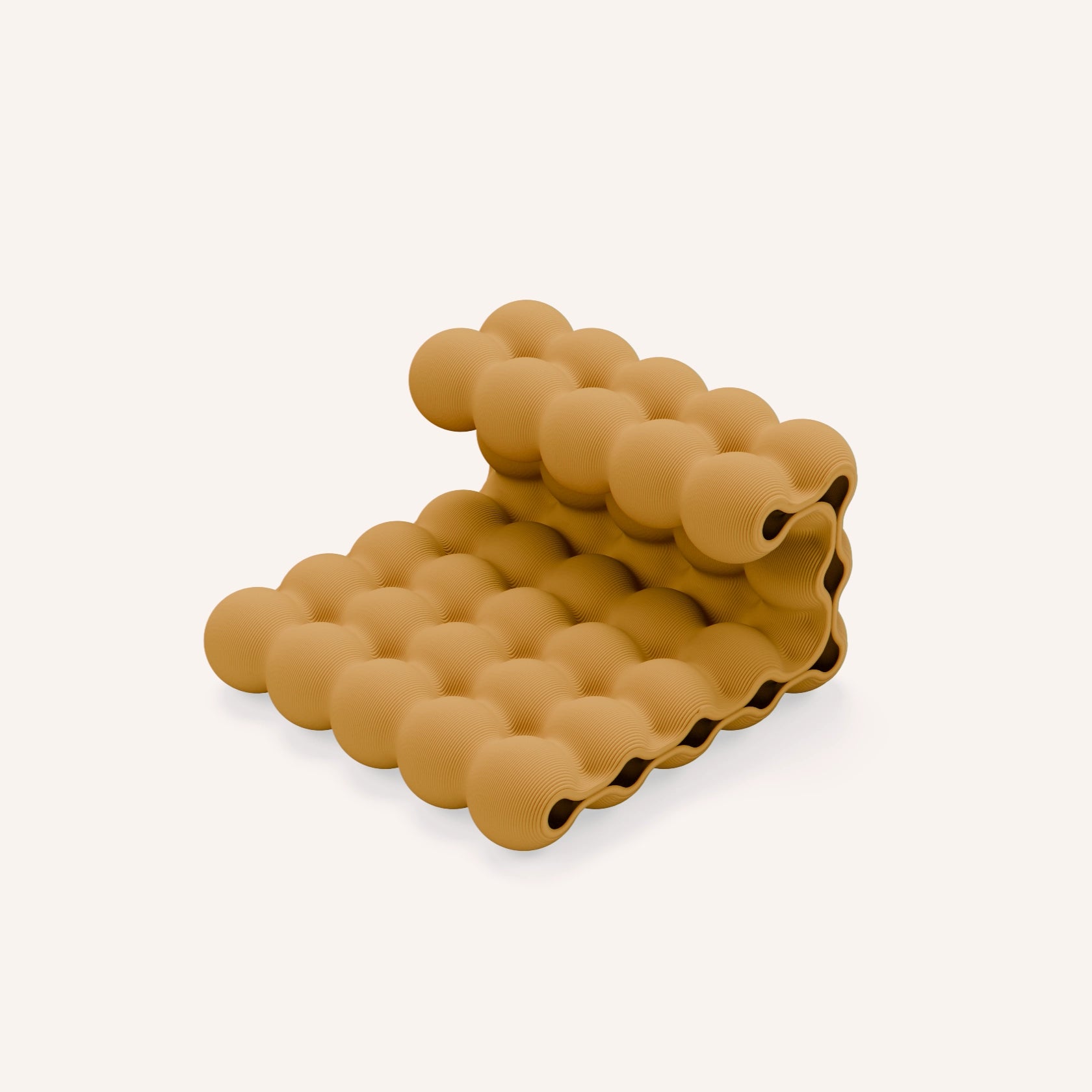 BubbleBar.Post.It in ochre by Layerd.Studio